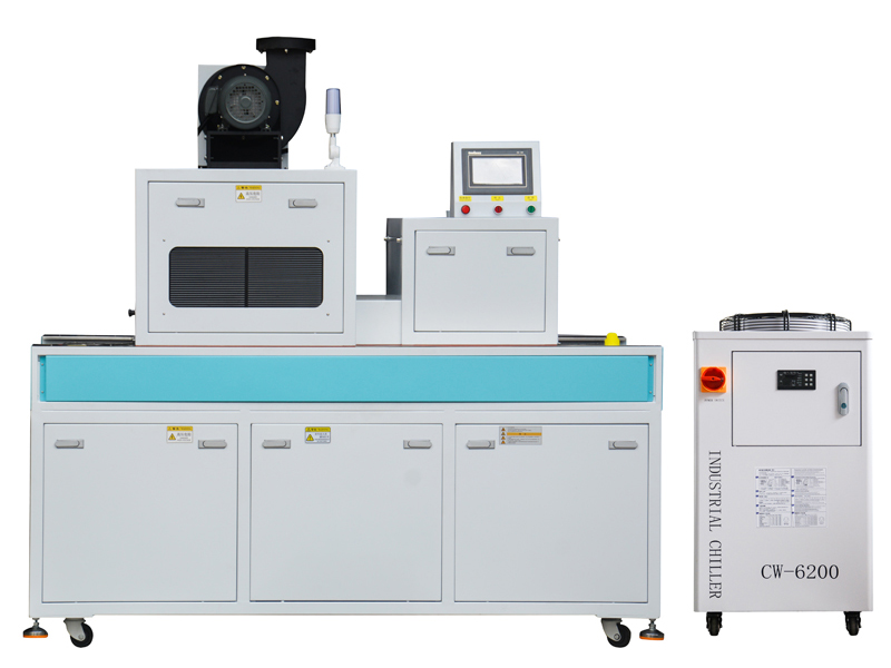 藍(lán)盾UV汞燈+UVLED固化機(jī)膠水光油油墨固化工藝